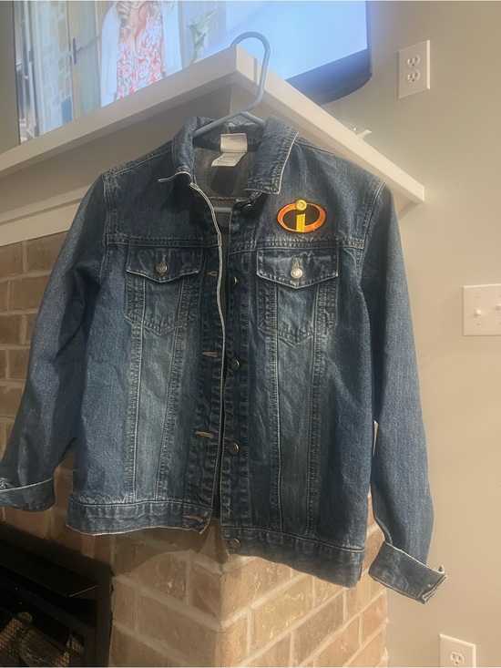 Disney Other - Disney Blue Denim Jean Jacket with Incredibles Patch